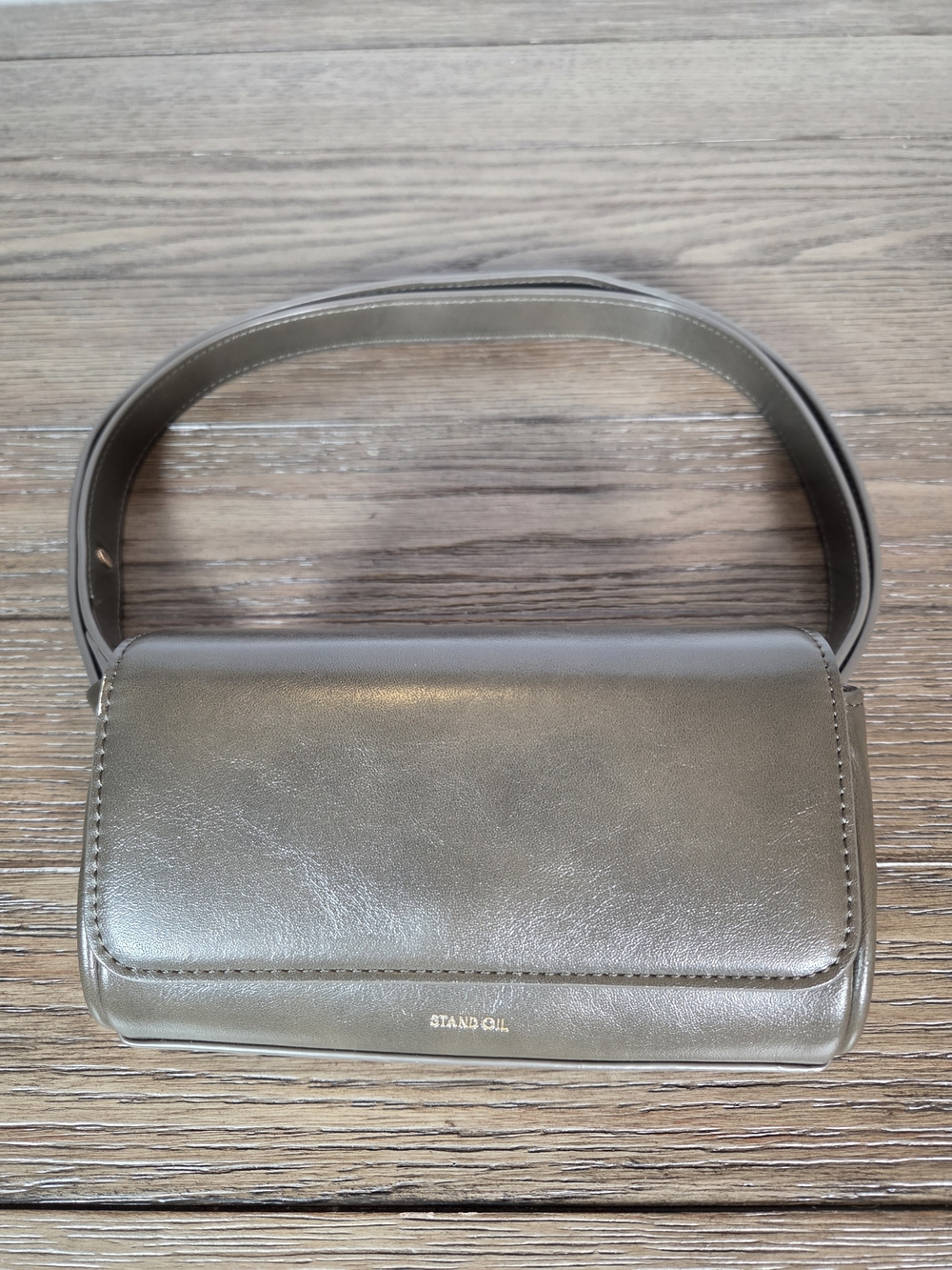 STAND OIL Olive Brown Crossbody Bag | Korean Fashion | Y2K